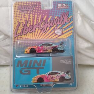 Libertywalk Nissan Silvia (S15) Die-Cast Toy Car - Pink & Blue